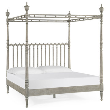 Morris' Gray Oak Us King Bed