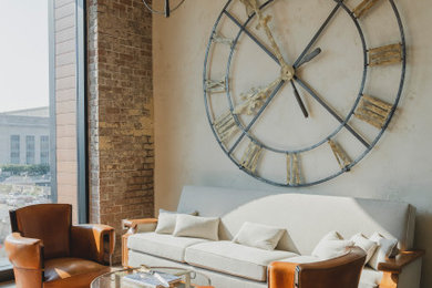 Inspiration for a contemporary home office remodel in Philadelphia