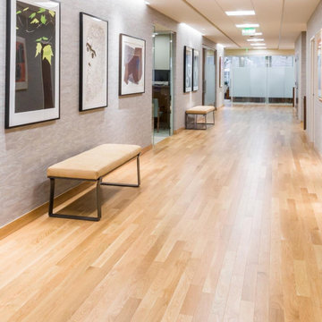 Smooth White Oak Natural Hardwood Floors