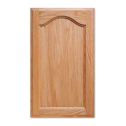 Atlanta Cabinet Door from CabinetNow.com shown in Red Oak - Kitchen Cabinetry