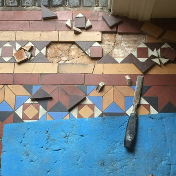 Fantastic Victorian Tiled Floor Restored to New in Stourbridge