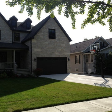 David C's Pro Dunk Silver Basketball System on a 40x20 in Elmhurst, IL