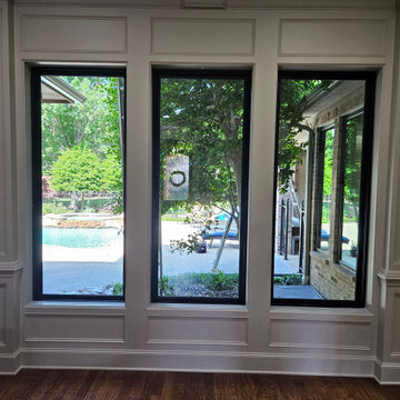 Modern Black Replacement Windows Transform Fort Worth Home