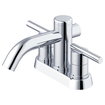 Parma Two Handle Centerset Lavatory Faucet Chrome, Chrome