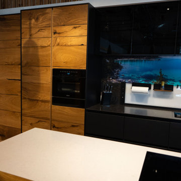 Moderne Küche Eiche Altholz