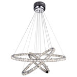 CWI LIGHTING - CWI LIGHTING 5080P32ST-3R LED Chandelier with Chrome finish - CWI LIGHTING 5080P32ST-3R LED  Chandelier with Chrome finishThis breathtaking LED  Chandelier with Chrome finish is a beautiful piece from our Ring Collection. With its sophisticated beauty and stunning details, it is sure to add the perfect touch to your décor.Collection: RingCollection: ChromeMaterial: Metal (Stainless Steel)Crystals: K9 ClearHanging Method / Wire Length: Comes with 120" of wireDimension(in): 32(W) x 72(H) x 32(L)Max Height(in): 192Bulb: 74W LED (Included)Lumens: 5616CRI: 80Voltage: 120Certification: ETLInstallation Location: DRYThree years warranty against manufacturers defect.