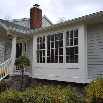 6 1/4" HardiePlank Cedarmill Light Mist, James Hardie Trim and Kleer PVC Trim