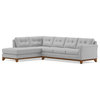 Apt2B Marco 2-Piece Sectional Sofa, Silver, Chaise on Left