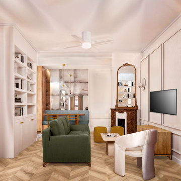 Appartement Familial Haussmannien à Paris 5ème : Charme et Confort