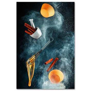 Dina Belenko 'Kitchen Mess Cinnamon Cupcake' Canvas Art, 32 x 22