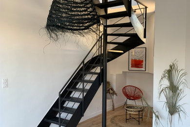 Réalisation d'un escalier bohème.