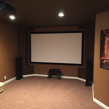 Basement Remodel with Home Theater