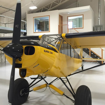 Airplane Hangar and Apartment