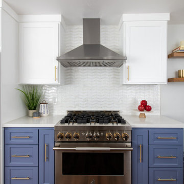 Two Toned Kitchen Remodel