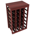 Wine Racks America - 24-Bottle Kitchen Wine Rack, Redwood, Cherry+ Satin - *Please Note*
