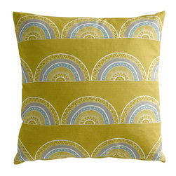 Cushion: Horseshoe Arch Yellow - Decorative Pillows
