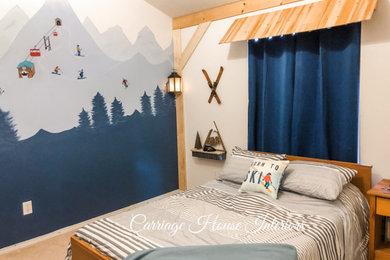 Boy's Ski Themed Bedroom