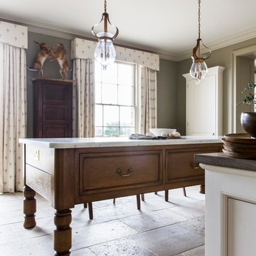 Oak island in Georgian House in Cheshire