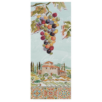 Daphne Brissonnet 'Tuscan Breeze V' Canvas Art, 8"x19"