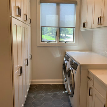 Transitional Laundry Room