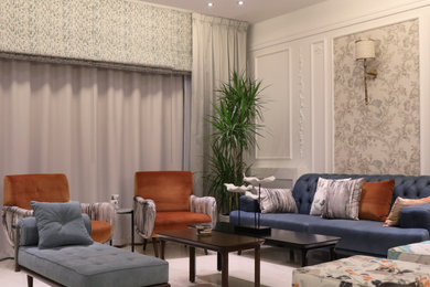Inspiration for a mid-century modern home design remodel in Other