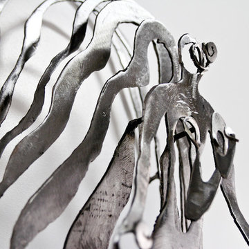 Abstract Metal Wall Sculptures