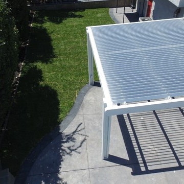 Backyard Patio Cover and Hardscape