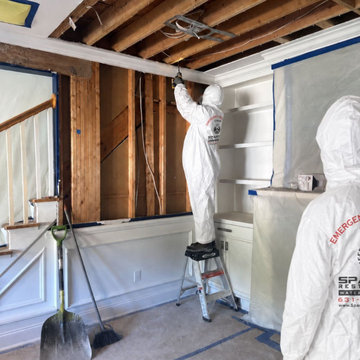 Water Damage Restoration Project Completed
