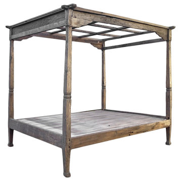 Consigned Vintage Java Canopy Bed