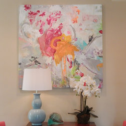SOLD!!!  Art - Original Abstract Painting, 48 x 48 - Paintings