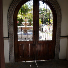 new house entrance and doors