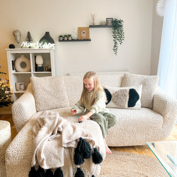 Vanilla L-Shape Slipcover | Microfibra Collection | Interior design