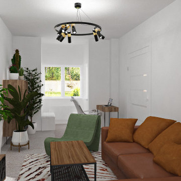 Redesign Project of the Living Room and Kitchen in Central London