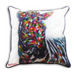 Zebra Indoor/Outdoor Cushion Covers - Outdoor Cushions And Pillows