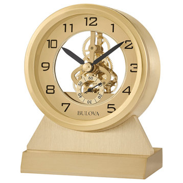Bulova B1710 The Golden Eye Clock