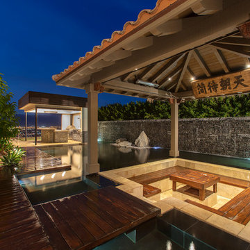 West Covina Outdoor Zen Garden Reflecting Pool