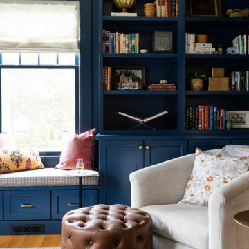 Entry Foyer, Living Room & Dining Room Design