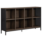OSP Home Furnishings - Ace 8 Cube Bookcase in Ozark Ash Finish - Solve your practical storage solution in style with our wood and metal storage bookshelf! With 13" x 13" cube shelves, this bookshelf is the perfect size for storing books or plastic tubs. The woodgrain finish and perforated metal sides give it a modern industrial style and that will elevate any room and the sturdy metal frame with center support will add long-lasting durability and strength.