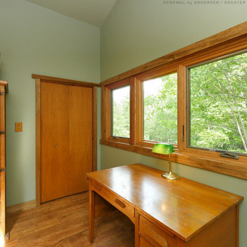 Lovely Desk Area with New Wood Windows - Renewal by Andersen Greater Toronto Are