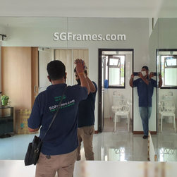 Home Deco - Frameless Mirror &ndash; Custom Size &ndash; SGFrames - Products