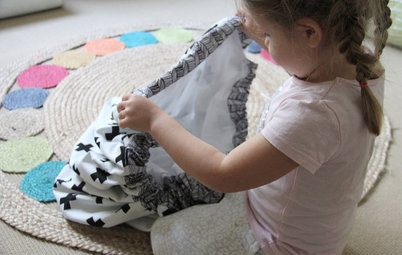 DIY : Un sac à jouets transformable en tapis de jeu