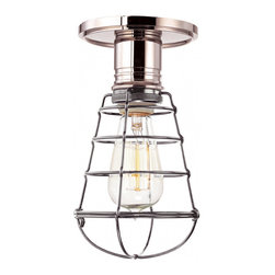 Hudson Valley 1 Semi Flush Mount in  Transitional Style - Lighting