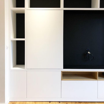 Bibliotheque TV agencement interieur