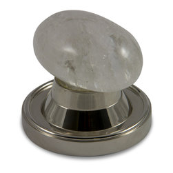 Oval Rock Crystal Door Knob - Products