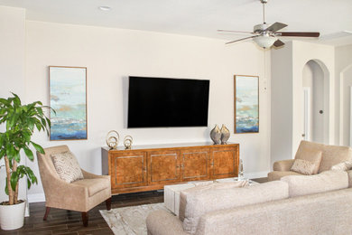 Living room - transitional living room idea in Phoenix