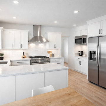 Bright White Kitchen Transformation