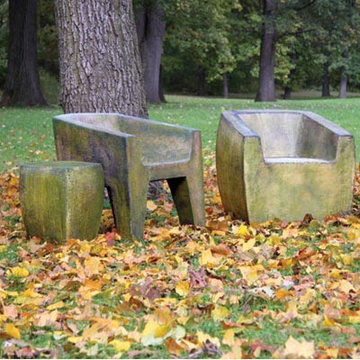 Zachary A. Design Lightweight Fiberglass Outdoor Furniture