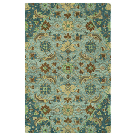 Kaleen Chancellor Collection Light Light Blue Runner 2'6"x8'