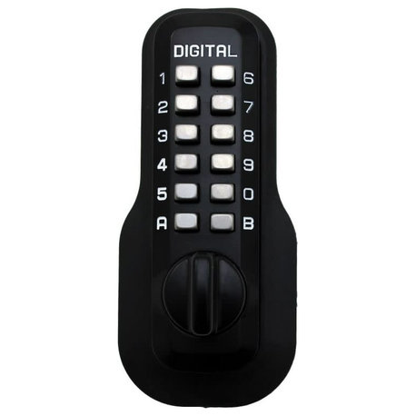 Lockey M210EZ M Series Keyless Entry Single Combination - Jet Black