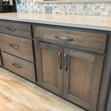 Hickory Stone Koch Savannah Shaker Caesarstone Quartz Symphony Grey Remodel